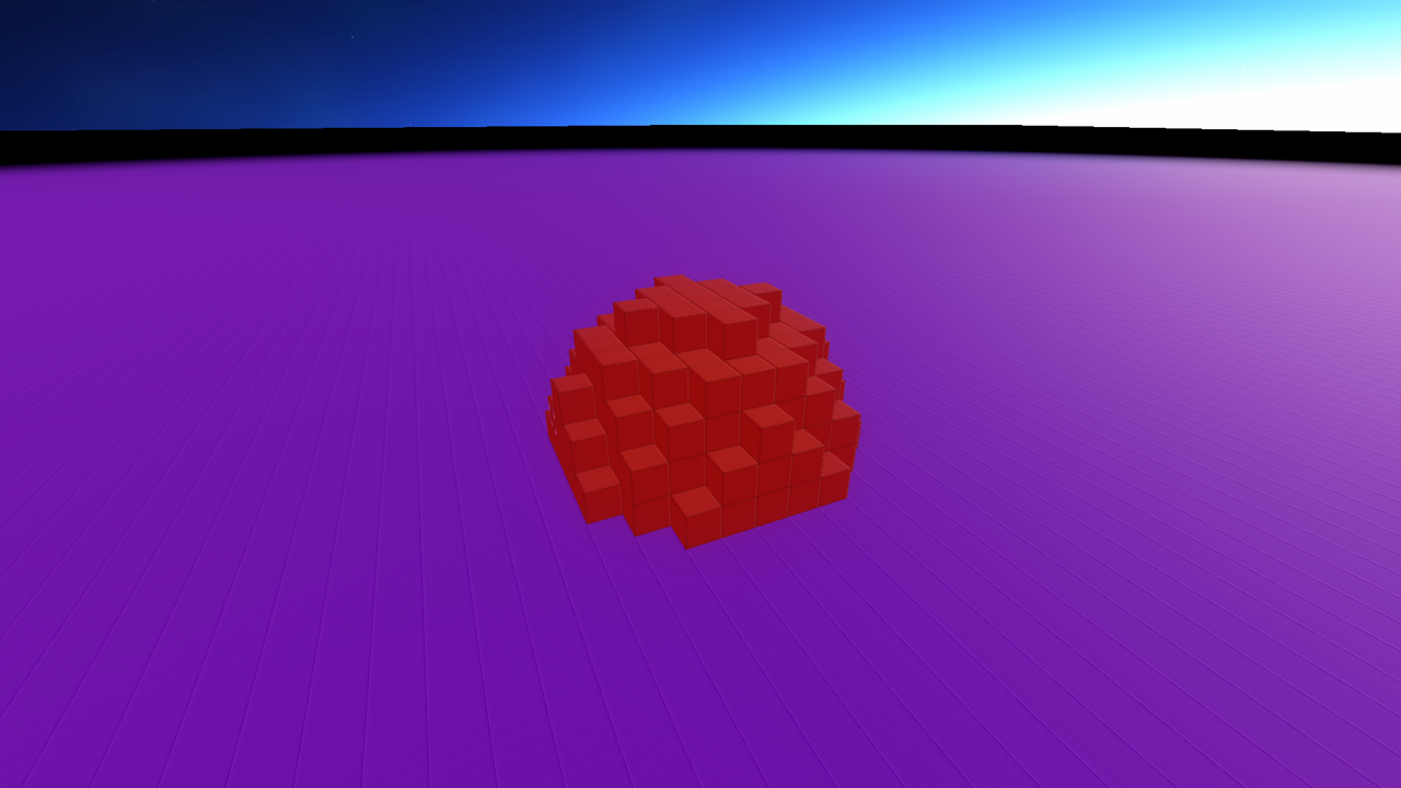 A red ball