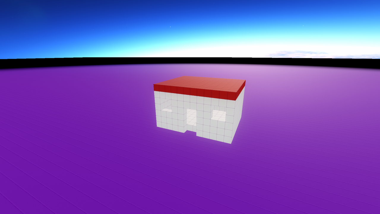 The finished house